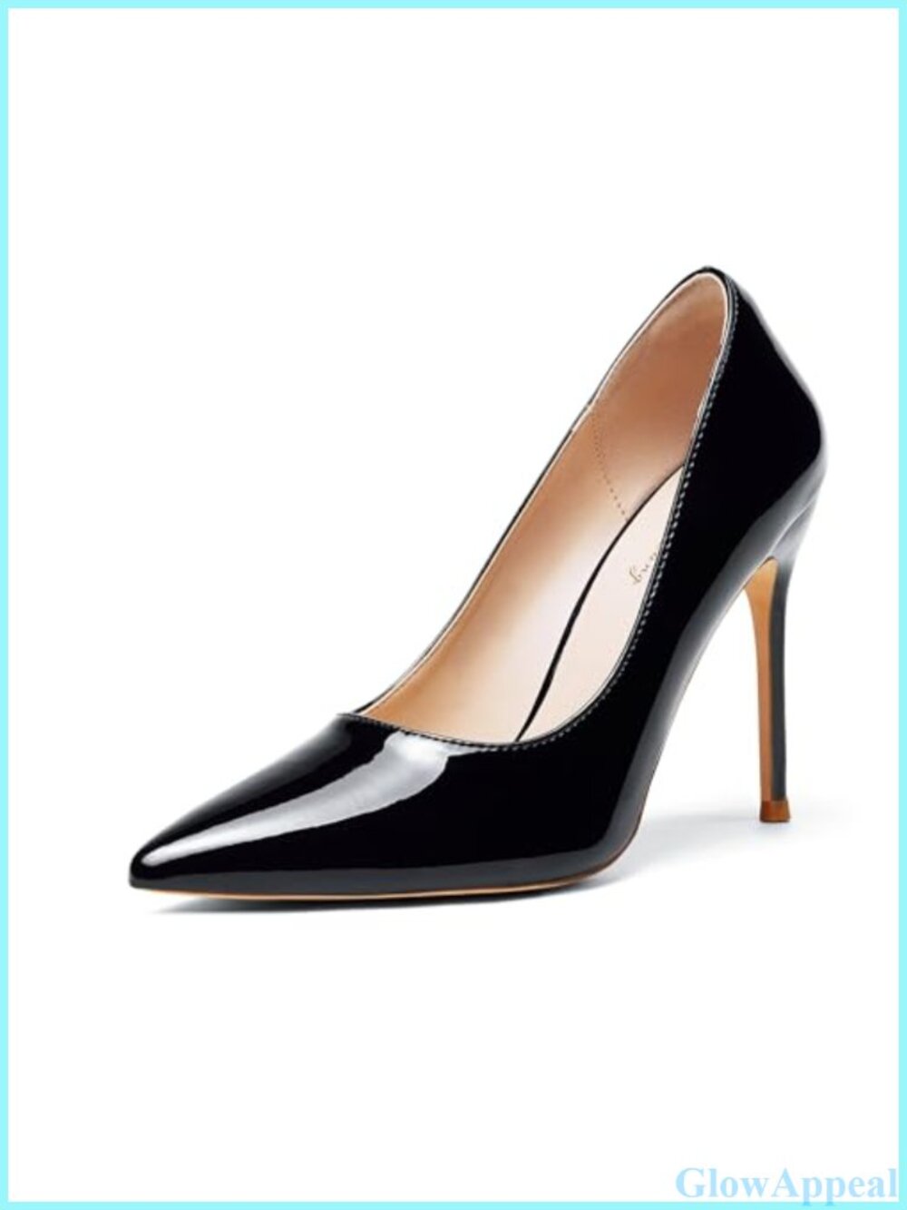 Women's Pointed Toe Stiletto Pumps Slip-On High Heels 4 Inch